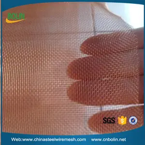 Copper Fabric Woven Copper Wire Mesh Cloth/copper Metallic Fabric