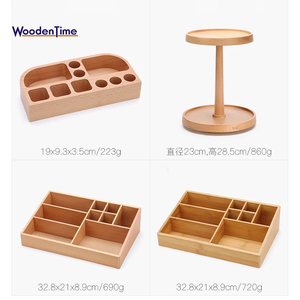 360 degrés clair 8 niveau grand en bois vanité <span class=keywords><strong>de</strong></span> bambou bois cosmétique boîte <span class=keywords><strong>de</strong></span> rangement/rotation <span class=keywords><strong>maquillage</strong></span> <span class=keywords><strong>organisateur</strong></span> - Product Image 5