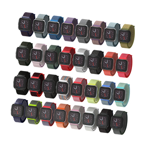 Holdmi marque usine <span class=keywords><strong>prix</strong></span> de gros 7054 nylon série rose sable couleur fit bit remplacement bracelet de montre pour versa - Product Image 4