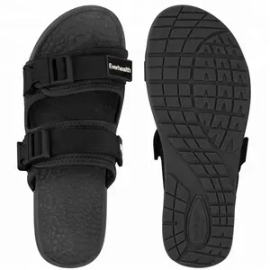 Toptan en çok satan Unisex Sandal EVA plaj düz kumaş slaytlar terlik sandalet kapalı kadın erkek terlikleri