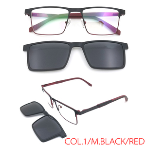 Montures de lunettes Vintage Montures polarisées <span class=keywords><strong>Clip</strong></span> on Flip up Lunettes de soleil <span class=keywords><strong>Clip</strong></span> on Glasses - Product Image 2