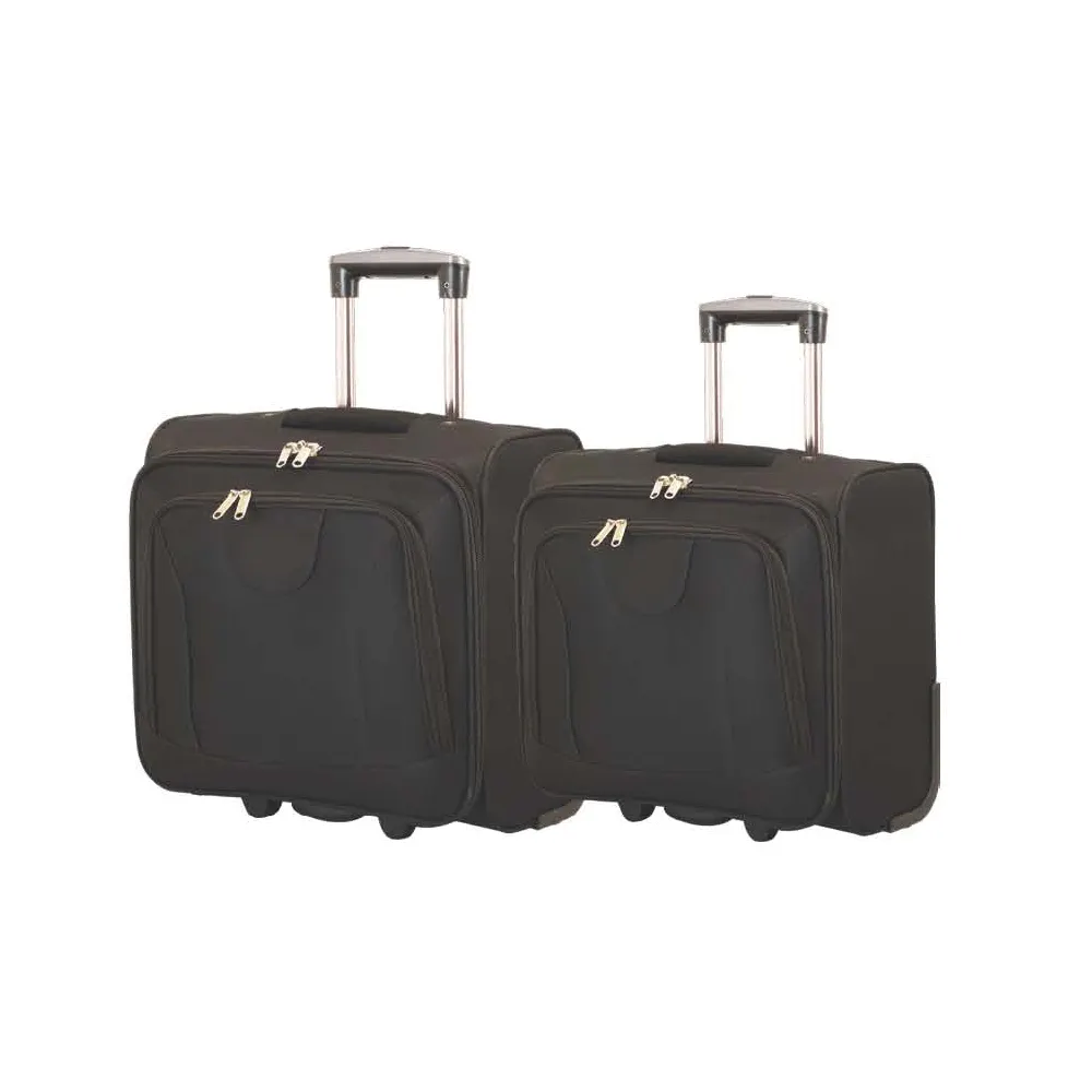 Hot koop 18 inch zakenlui reizen trolley laptop bagage tas set