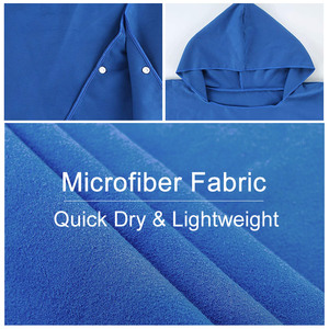 Commercio all'ingrosso Logo Personalizzato Ricamo In Microfibra Surf Nuoto in Mare Per Adulti Accappatoio <span class=keywords><strong>Telo</strong></span> Da Bagno Con Cappuccio <span class=keywords><strong>Poncho</strong></span> Asciugamano - Product Image 6