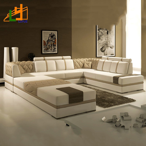 Venta directa de fábrica de lujo super suave I <span class=keywords><strong>en</strong></span> forma de esquina diseño moderno hotel vestíbulo interior de lujo sofá - Product Image 4