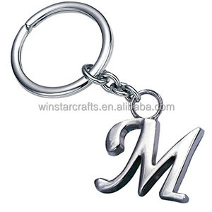 包手袋品牌标志金属标签Captital字母<span class=keywords><strong>M</strong></span>钥匙扣 - Product Image 1