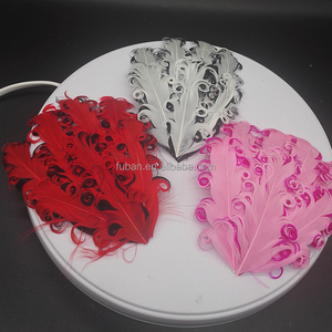 Fasce per capelli per bambini alla moda graziosi accessori per capelli con piume rosse per decorazioni per la testa del bambino - Product Image 4