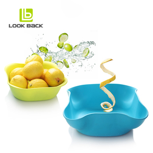 Ciotola Doppia Moderna Senza BPA per Pistacchi, Arachidi, Edamame, <span class=keywords><strong>Ciliegie</strong></span>, Frutta Secca, Caramelle, Snack, Piatti e Ciotole in Plastica - Product Image 5