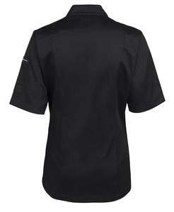 Camicia da Chef donna a maniche lunghe/corte cappotto da ristorante personalizzato moderno a manica corta - Product Image 2