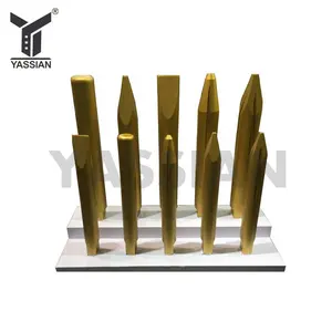 Cincel de Tipo Cuña para Perforación, Herramienta de Minería, Piezas Montabert de Hierro Forjado, Certificado ISO, Marca Yassian, Dureza HRC53-56, 1.5 Años de Garantía en Piezas - Product Image 5