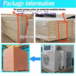 Puerta de bisagra refrigerada por aire para mantener verduras, puerta de cristal interior, cámara fría de cocina Froide Conteneur - Product Image 6