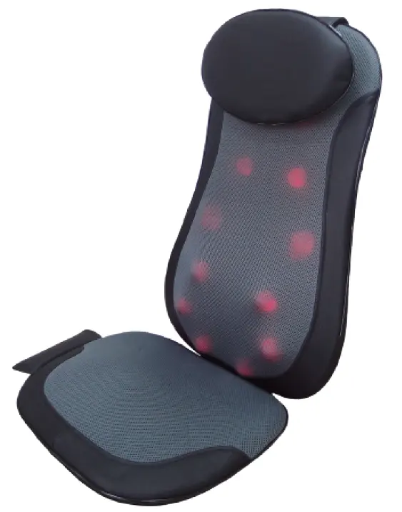 car massage seat cushion heated seat cushion body vibration relax roller massage back massager seat cushion