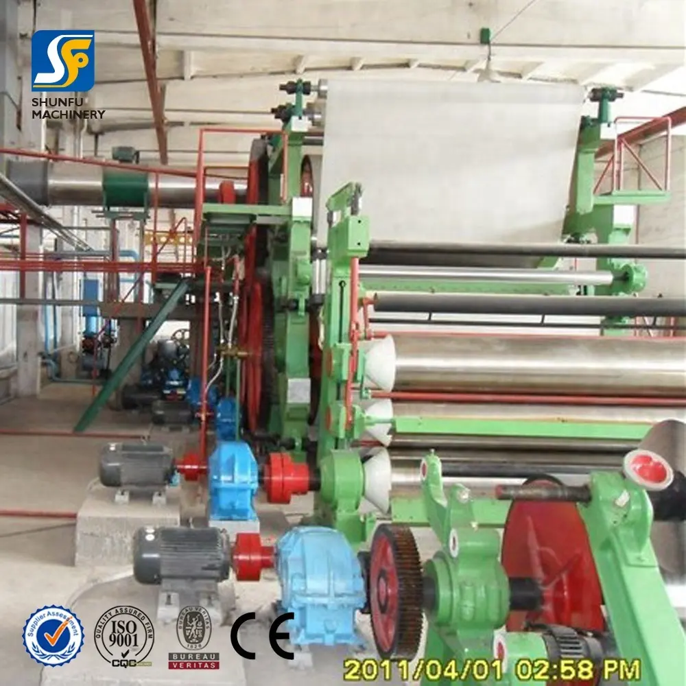 Second Hand Factory Production Line Kraft Paper Rolls Making Machine
