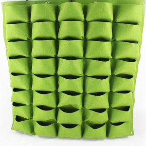 Fioriera da Parete in Feltro con 56 Tasche Quadrate - Product Image 1