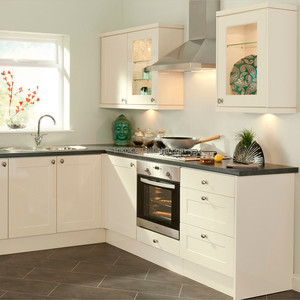 Meubles <span class=keywords><strong>de</strong></span> <span class=keywords><strong>cuisine</strong></span> sur mesure en panneaux <span class=keywords><strong>de</strong></span> particules blancs <span class=keywords><strong>de</strong></span> 16 mm, finition laquée blanche - Product Image 5