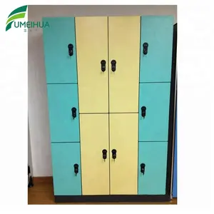 Compartment HPL Gym Locker Cabinet 2 Compartment Phenolic Locker Parcel Locker