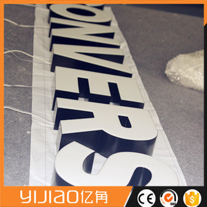 iluminado frontal letra letrero hecho con resina epoxy y metal acero <span class=keywords><strong>para</strong></span> nombre de tienda centro comercial - Product Image 6