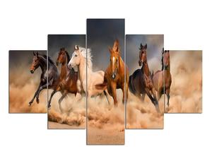 Tranh Sơn Dầu Động Vật In Hình Ngựa Chạy HD Vẽ Tranh Trên Tường Vải Bố Nghệ Thuật Lớn 5 Cái Nhà Máy Tốt Giá Bán Buôn - Product Image 5
