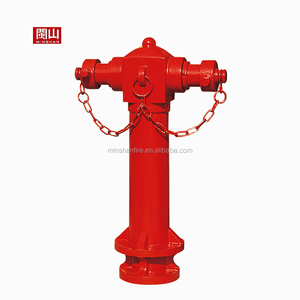 Système d'hydrant d'incendie en alliage de cuivre revêtu d'époxy rouge et jaune, vanne de commande 2x2,5 pouces avec sortie femelle BS, fonte conforme à la norme BS 1452 - Product Image 3