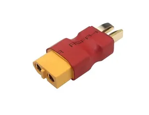 RC XT60 Male Connector To Deans T Male Plug For RC Car lipo Battery Connectors Charging Adapter