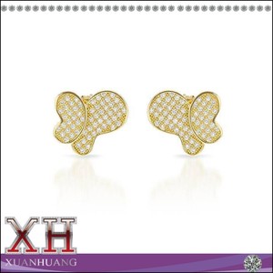 Orecchini a Perno con Foglia dal Design Molto Bello, Placcati in <span class=keywords><strong>Oro</strong></span> Giallo 14K su Argento Sterling 925, Senza Nichel, Economici e Personalizzabili, 2025 - Product Image 6