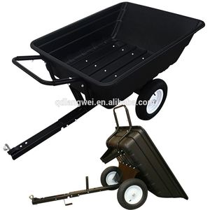 Remorque polaire électrique, chariot de charge pour pelouse et jardin, 3 unités, 10 pieds cubiques - Product Image 3