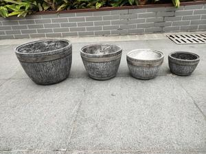Poterie en béton pour maison et jardin, en <span class=keywords><strong>fibre</strong></span> <span class=keywords><strong>de</strong></span> verre, solide, durable, <span class=keywords><strong>de</strong></span> qualité supérieure, pour jardin d'extérieur - Product Image 4