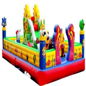 Jeux gonflable pour enfants, pièces, château gonflable avec toboggan d'eau, prix d'usine - Product Image 1
