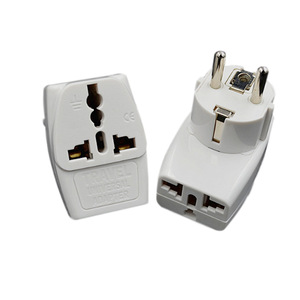 3 en 1 adaptador de enchufe de viaje Alemania Francia Polonia Corea del Sur <span class=keywords><strong>Holanda</strong></span> estándar de Europa convertidor de enchufe - Product Image 2