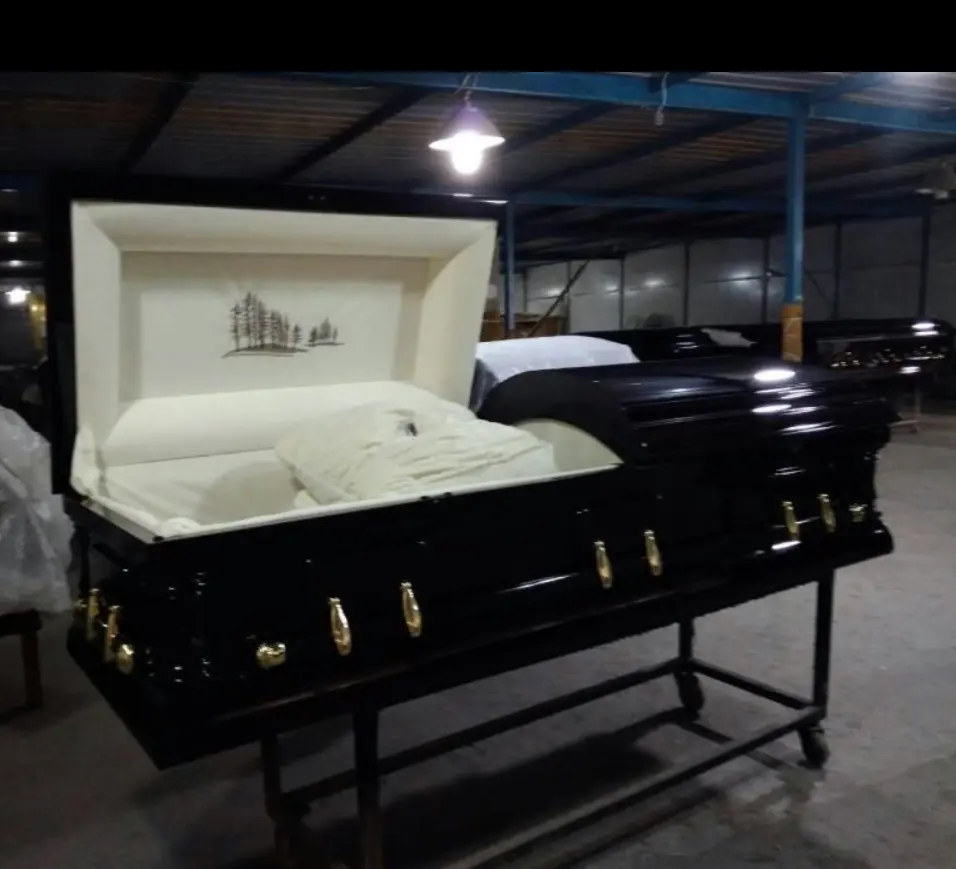 7111610 massivholz casket beerdigung sarg edelstahl sarg