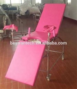 อุปกรณ์ห้องคลอดโรงพยาบาล BT-OE017b โต๊ะตรวจทางการแพทย์สำหรับตรวจภายในสตรี โต๊ะตรวจภายในสตรีแบบพกพาทำจากสแตนเลส - Product Image 2