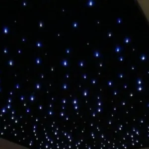 Hotel Lobby Interior Fiber Optic Lighting Starry Star For Cinema Roof Ceiling Car Decoration