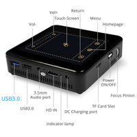 Aun — mini projecteur LED DLP de poche, intelligent, wi-fi, Android 7.1, pour iPhone 6 Plus, Samsung S6, avec Miracast et DLNA