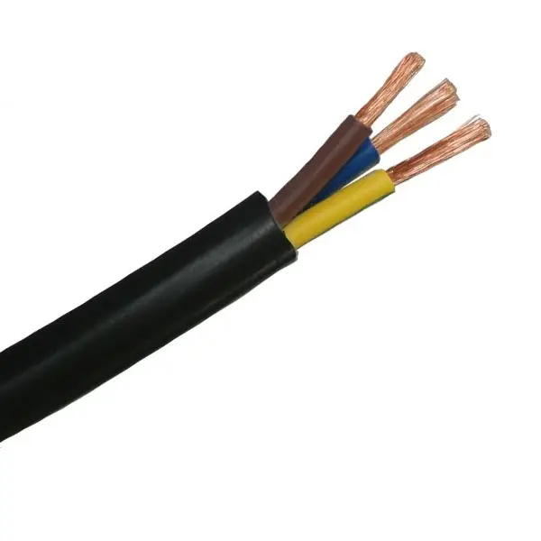 XLPE power cable price 3core CCC/GB type AVVR flexible power cable 2 core 6mm copper electric cable wire price