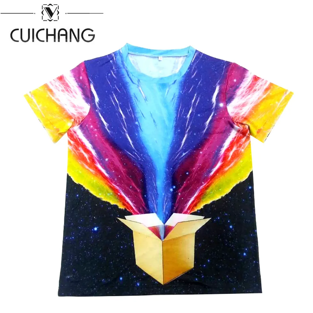 Polyester sublimation t-shirt personnalisé t-shirt impression