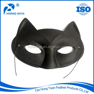 Fabrik Direkt Ausgestattete Einfache Vintage Stil Qualitätsgarantie Schwarze Katze Maske