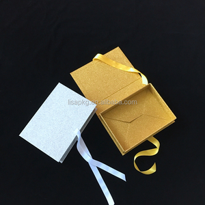 Cajas de purpurina con pajarita, accesorio plegable de color dorado, plateado y brillante, personalizado, China - Product Image 2