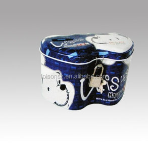 กระป๋องโลหะประหยัดเงินสามารถออกแบบยอดนิยมรูปร่างต่างๆกระป๋องกระปุกออมสินเกรดอาหาร - Product Image 4