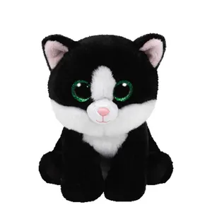 Özel büyük gözler yumuşak oyuncaklar sevimli kedi küçük hayvan oyuncaklar OEM çin'de yapılan