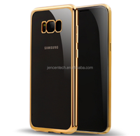 2018 métallique de vente chaude Galvanoplastie plaqué tpu pour samsung galaxy s7 bord s8 s9 plus étui