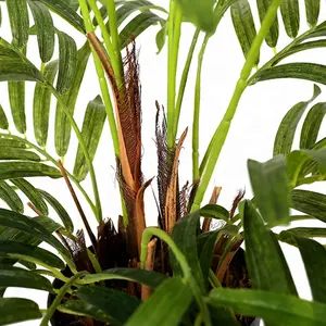 מכירה ישירה במפעל 1.5 m הוואי מלאכותי צמחי עץ דקל