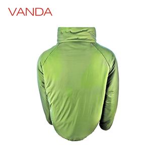 Green High Quality Winter Clothing Warm Cotton Down <strong>Coats</strong> Long 100g-150g Anti-shrink OEM Service Feather Thick - Product Image 3