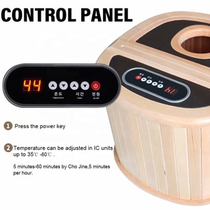 Eine Person tragbare Holz Fern infrarot Heizung Trocken fuß Sauna Whirlpool - Product Image 5