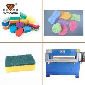 Machine Sponge 30 Tons Hydraulic Cellulose Scouring Pad Cleaning Sponge Cutting Machine