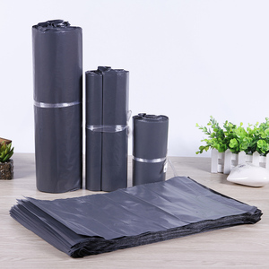 30*40+4 cm 60 Mics Grey <strong>Black</strong> Recycled Custom Size <strong>Plastic</strong> Mailers <strong>Bags</strong> <strong>Mailing</strong> <strong>Bags</strong> - Product Image 2