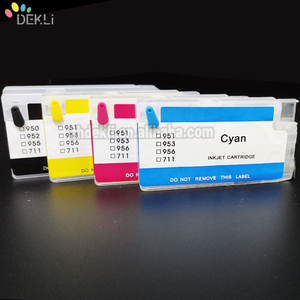 Pour HP952 HP953 Cartouches pour <span class=keywords><strong>HP</strong></span> officejet Pro 7740 <span class=keywords><strong>cartouche</strong></span> d'encre <span class=keywords><strong>rechargeable</strong></span> avec Permanente puce de niveau d'encre - Product Image 4