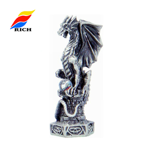 ชุดหมากรุกโลหะชุบโลหะชุดรูปแบบมังกรของสะสมสำหรับงานศิลปะ - Product Image 1