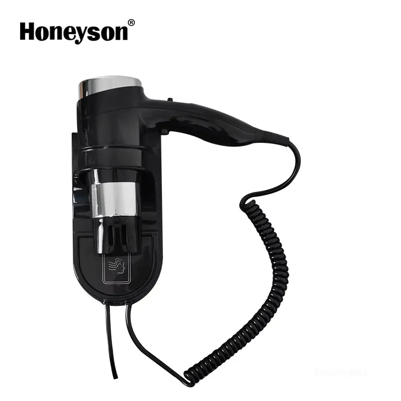 Honeyson الجدار تصاعد 1600W مجفف الشعر المهنية للفنادق