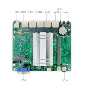 XCY mini pc Firewall celeron J1800 2,41 GHz uso <span class=keywords><strong>de</strong></span> la computadora pfsense como Router 4 puerto lan barebone dual core pc - Product Image 4