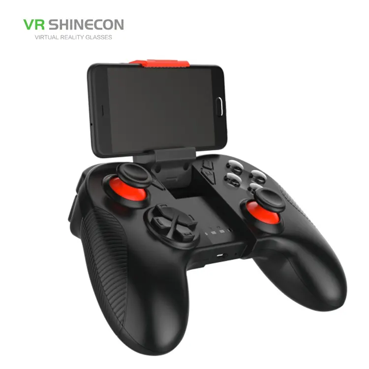 VR SHINECON Genggam BT Multimedia Wireless Controller Joystick Gamepad untuk Android/IOS/PC Ponsel