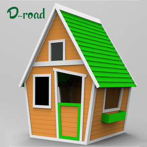 Venta al por mayor al aire libre patio jardín moderno impermeable de garaje de madera casa de muñecas verde los <span class=keywords><strong>niños</strong></span> armario de madera de Casa de juegos para los <span class=keywords><strong>niños</strong></span> - Product Image 4